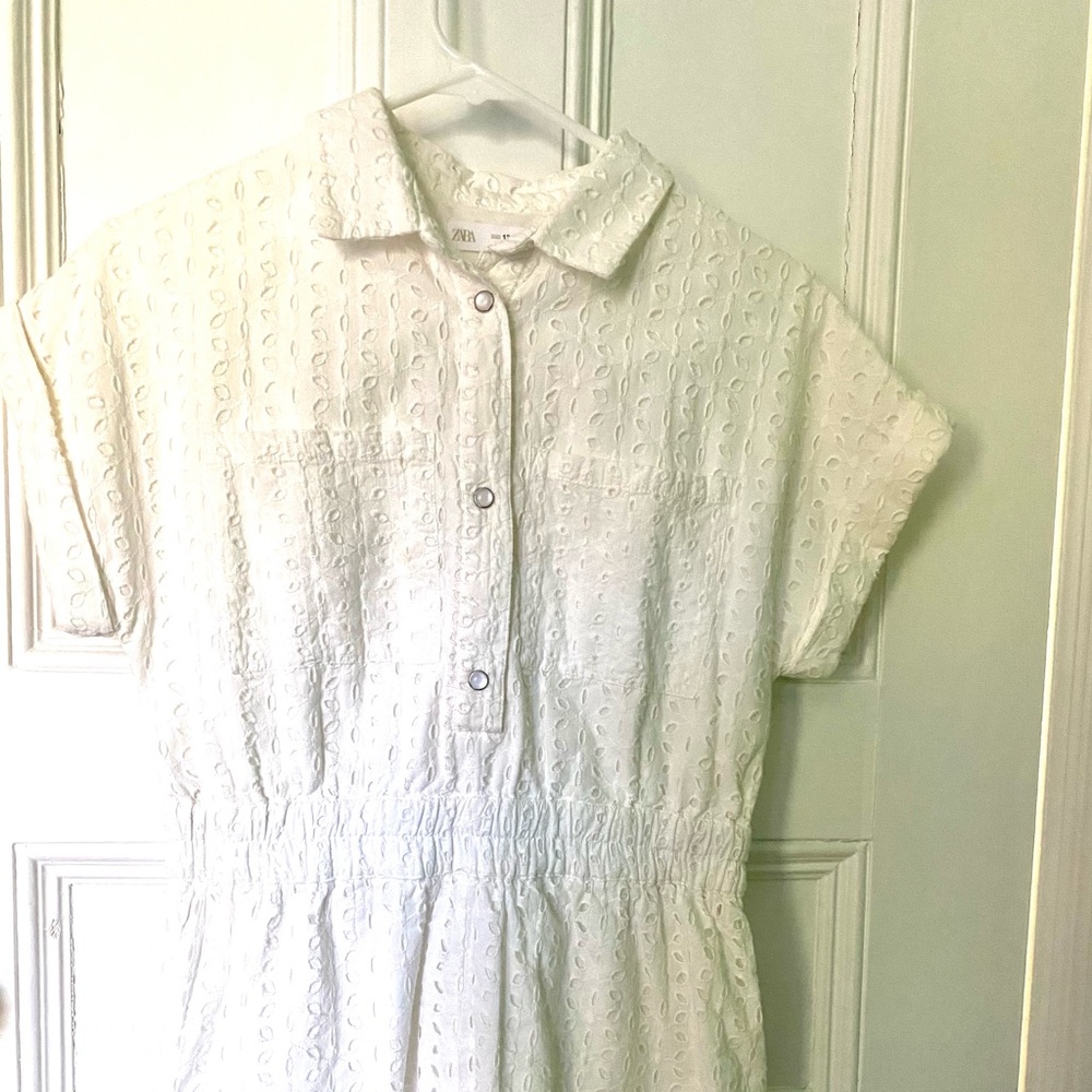 Zara girls shorts romper